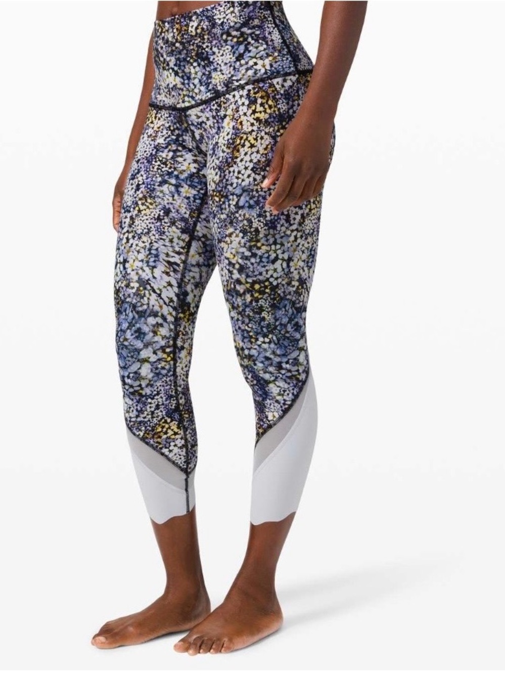 Lululemon Wunder under cropped leggings size 6